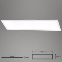 Stropný LED panel BRILONER 36 W 3800 lm stmievateľný, nastaviteľná teplota chromatickosti, s diaľkovým ovládaním, biely, 1,20 m 7