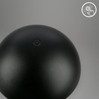 BRILONER LED stolna mini svjetiljka s upravljanjem na dodir, prigušiva, IP44, na baterije, za vanjsku upotrebu, noćna svjetiljka za čitanje, crna, 12x19,5 cm 5