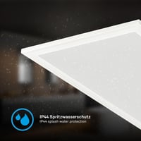 BRILONER LED panel stropna svjetiljka za kupaonicu, 100x25x6 cm, bijela, neutralno bijelo svjetlo, 4000K, IP44 zaštita, za garažu, radionicu, podrum, spavaću sobu 5