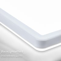 Plafoniere LED BRILONER 42x42x3 cm Alb, 14,2W 3000lm CCT Lumină Albă Reglabilă, Iluminat Indirect Plat pentru Sufragerie și Hol 7