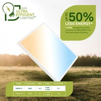 Plafoniere LED BRILONER 42x42x3 cm Alb, 14,2W 3000lm CCT Lumină Albă Reglabilă, Iluminat Indirect Plat pentru Sufragerie și Hol 9