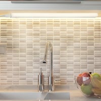 BRILONER LED set traka s 2 prekidača, 58,5 cm, neutralno bijelo svjetlo, 800 lm, rasvjeta ispod kuhinjskih ormarića, s kabelom, bijela 3