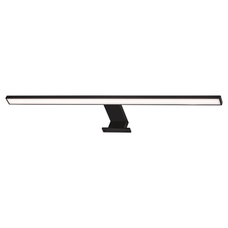 BRILONER LED osvetlenie zrkadla, kúpeľňové svietidlo, IP44, 8W, 780 lm, 4000K, 600x103x36 mm, čierne