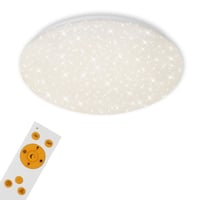 Stropné LED svietidlo Briloner Leuchten s diaľkovým ovládaním, stmievateľné, nastaviteľná teplota farby, 2200 lúmenov, 18 W, priemer 39 cm, biele 1
