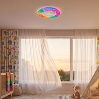 Stropný ventilátor BRILONER so svetlom, diaľkovým ovládaním, stmievateľný, CCT, RGBIC, 5 rýchlostí, časovač, 48,5x14,5 cm, biely 8
