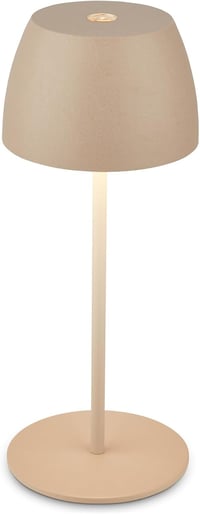 BRILONER Mini LED Asztali Lámpa Érintésvezérelt Dimmer USB-C Akkumulátor Bézs - 20 cm, Beige 1