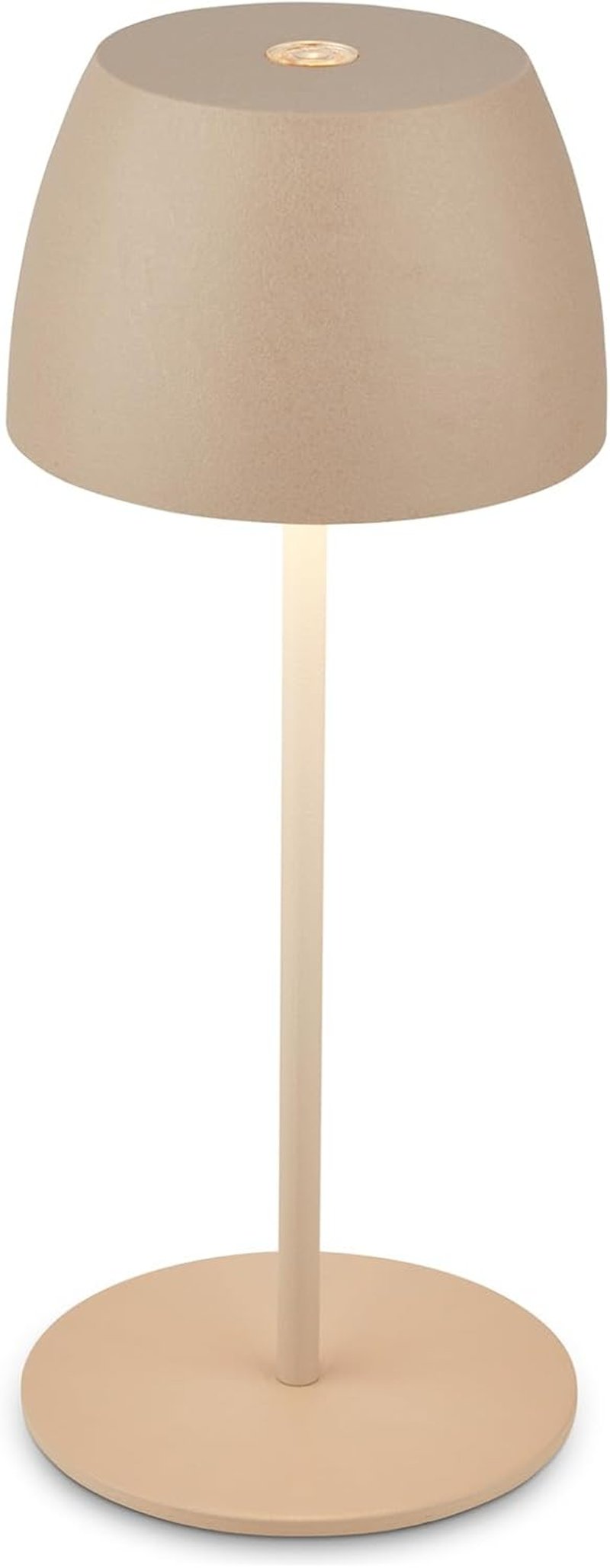 BRILONER Mini LED Asztali Lámpa Érintésvezérelt Dimmer USB-C Akkumulátor Bézs - 20 cm, Beige