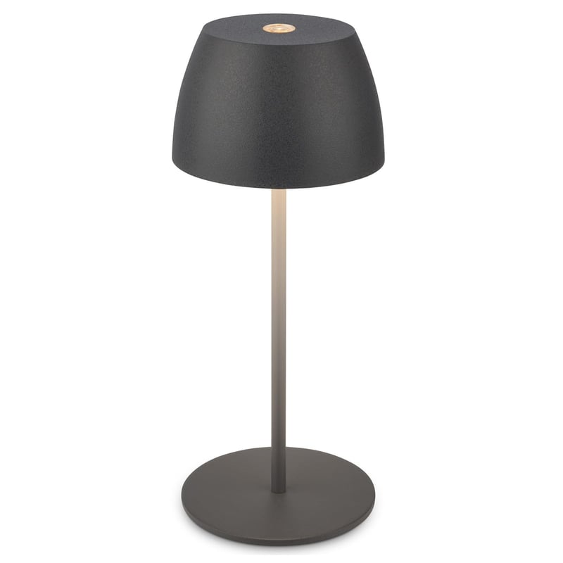 BRILONER mini LED stolna svjetiljka s upravljanjem na dodir, na baterije, IP44 - antracit - 8x20 cm