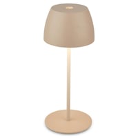 Mini LED stolová lampa BRILONER, dotyková, plynule stmievateľná, USB-C, 8x20 cm - béžová 1