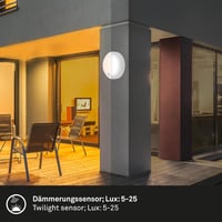 BRILONER Mozgásérzékelős Kültéri Fali Lámpa Akkumulátoros 700 lm Meleg Fehér - White 7