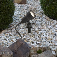 Lampă de exterior LED BRILONER Prisma Terra cu țăruș pentru înfipt în pământ, IP44, iluminat iaz, lampă de grădină, GU10, 3W, alb cald 2