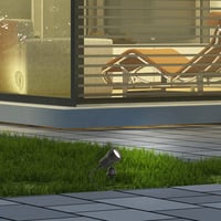 Lampă de exterior LED BRILONER Prisma Terra cu țăruș pentru înfipt în pământ, IP44, iluminat iaz, lampă de grădină, GU10, 3W, alb cald 4