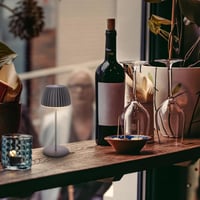 BRILONER Riffle Mini LED asztali lámpa, vezeték nélküli, érintésvezérlés, akkumulátoros, antracit 5