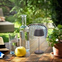 BRILONER Riffle Mini LED asztali lámpa, vezeték nélküli, érintésvezérlés, akkumulátoros, antracit 6