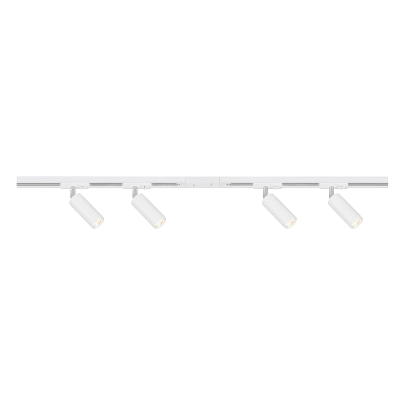 BRILONER Set tračnog sustava rasvjete, 4x LED reflektor, zakretni, stropna svjetiljka, reflektor, 1,5 m, bijeli