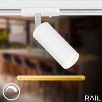 BRILONER Set tračnog sustava rasvjete, 4x LED reflektor, zakretni, stropna svjetiljka, reflektor, 1,5 m, bijeli 6