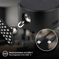 BRILONER Sticklights LED fali lámpa, érintésvezérelt, dimmelhető, mágneses, ragasztható, fekete 9