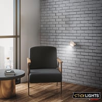 BRILONER Sticklights LED nástenné svietidlo bez káblov a vŕtania, na batérie, dotykové, stmievateľné, CCT, magnetické, nalepovacie na stenu, 9x7,5x4 cm 5
