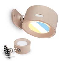 BRILONER Sticklights LED nástenné svietidlo bez káblov a vŕtania, na batérie, dotykové, stmievateľné, CCT, magnetické, nalepovacie na stenu, 9x7,5x4 cm 1