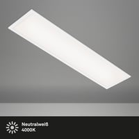 BRILONER Ultra-Vékony LED Mennyezeti Lámpa 22W 2400 Lumen Természetes Fehér Nappali Konyha - White, Modern 2
