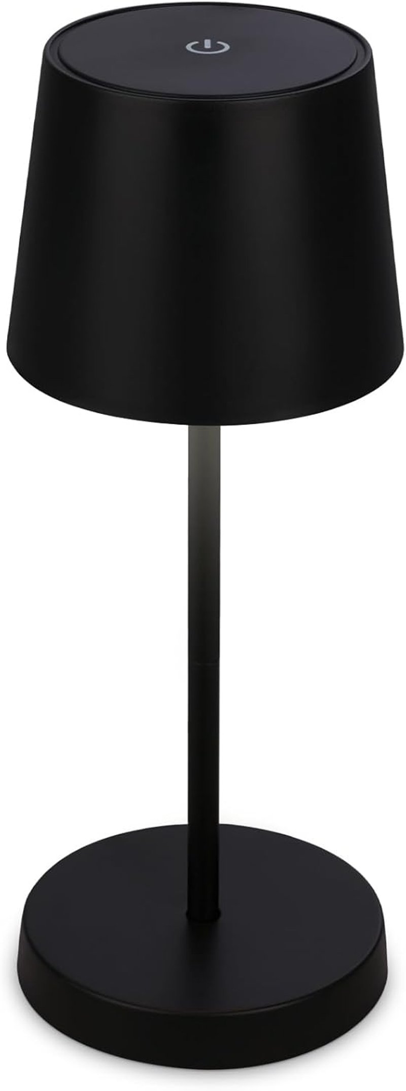 BRILONER USB-C asztali lámpa érintésvezérléssel, dimmelhető meleg fehér fény, 26x10,5cm - Black