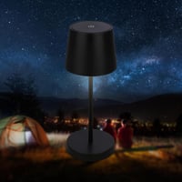 BRILONER USB-C asztali lámpa érintésvezérléssel, dimmelhető meleg fehér fény, 26x10,5cm - Black 6