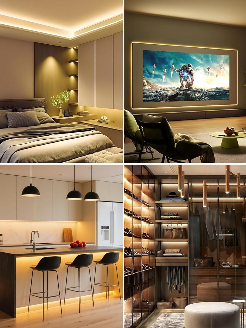 BRIMAX 10m Kültéri LED Neon Szalag IP67 Vízálló, UV-Álló, Dimmer és Tápegység, Meleg Fehér 3000K