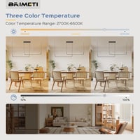 BRIMETI 120 cm fekete függesztett csillár hálószobai dekoráció LED mennyezeti világítás modern stílushoz 2