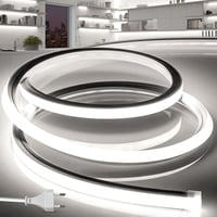 BRIMETI LED szalag kültéri 230V 10m vízálló IP65 fehér neon csík 1