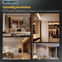 BRIMETI LED pásik exteriérový 230V 30 m vodoodolný neónový svetelný pás IP65 neutrálna biela silikón 120 LED/m na vnútorné aj vonkajšie použitie do kuchyne s napájacím zdrojom 7