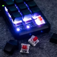 BRIMFORD Programozható Wireless Mechanikus Billentyűzet RGB LED, Hot-Swap Makró Gamer Billentyűzet 8