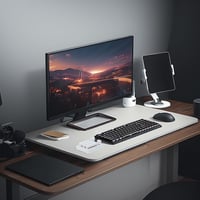 BRIMFORD Programozható Wireless Mechanikus Billentyűzet RGB Hot-Swap Fehér 7