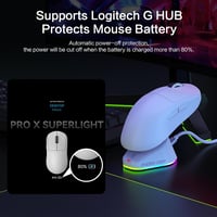 BRIMFORD RGB egér töltőállomás Logitech G PRO X/G502/G703/G903, Razer Basilisk/Viper/DeathAdder 4