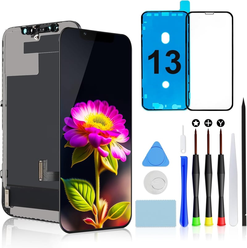 Brinonac iPhone 13 kijelző csere szett 6.1" Full HD Retina LCD érintőképernyő