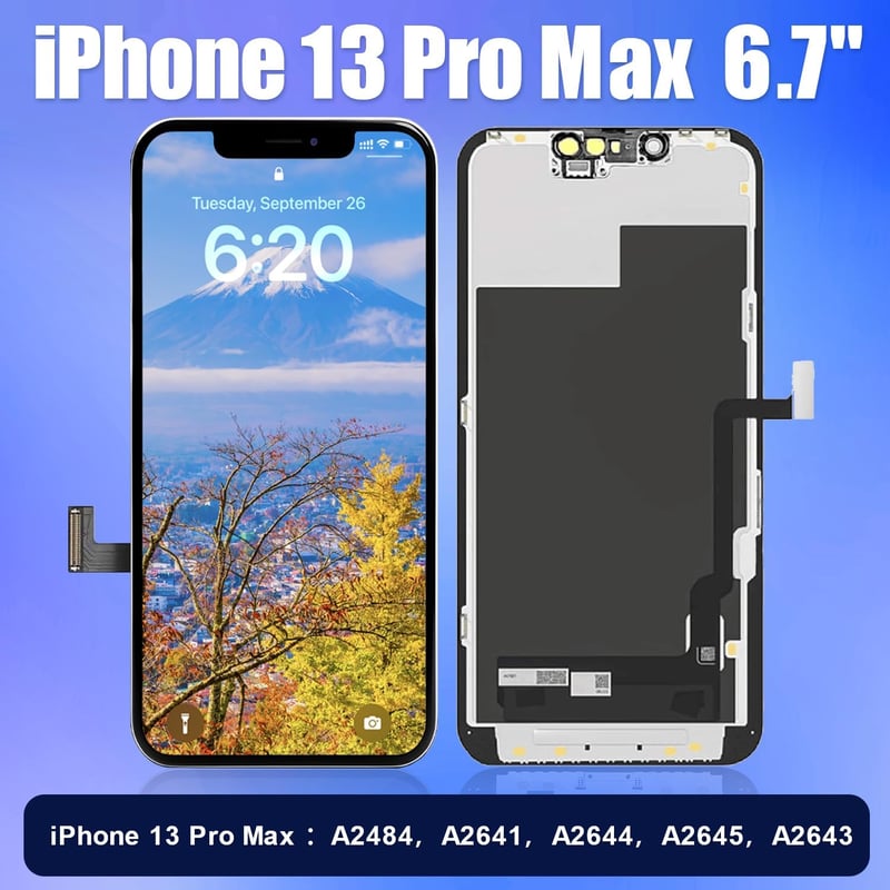 Brinonac iPhone 13 Pro Max kijelző csere szett 6.7" Retina LCD érintőképernyő