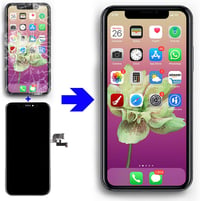 Brinonac iPhone XS OLED kijelző csere szett 5.8" érintőképernyő javítás 7
