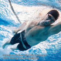 Centură de înot pentru piscină Brinquil – Dispozitiv de antrenament cu rezistență reglabilă, cu coardă de 2,5–7,5 m, centură de antrenament pentru adulți și copii, negru 8