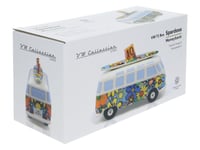 Pușculiță BRISA VW Collection T1 Bulli Bus Samba cu placă de surf, model Flower Power, colorată, cadou Volkswagen pentru monede 7