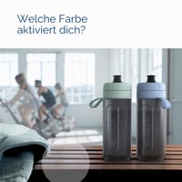 BRITA Active sportska boca s filterom, pastelno plava, 600 ml - s 2x MicroDisc filtera, bez BPA, fleksibilna, filtrira klor i nečistoće 8