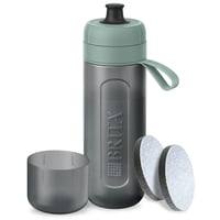 BRITA Active sportska boca s filtrom, pastelno zelena, 600 ml - s 2 MicroDisc filtra, bez BPA, stlačiva boca, protiv klora i nečistoća 1