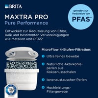 Pachet 4 filtre de apă BRITA MAXTRA PRO Pure Performance, filtru pentru apă de la robinet, împotriva calcarului, clorului și impurităților 2