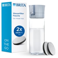 Sticlă cu filtru de apă BRITA Model Vital (600 ml) - cu 2 filtre MicroDisc, sticlă de băut fără BPA 1