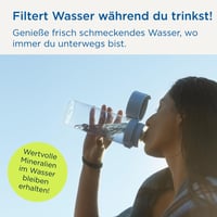 Sticlă cu filtru de apă BRITA Model Vital (600 ml) - cu 2 filtre MicroDisc, sticlă de băut fără BPA 3