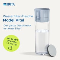 Sticlă cu filtru de apă BRITA Model Vital (600 ml) - cu 2 filtre MicroDisc, sticlă de băut fără BPA 2