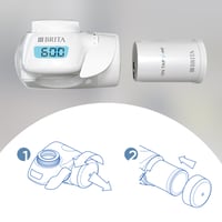 Filtračný systém na vodu z vodovodu BRITA ON TAP Pro V-MF s 1 filtračnou vložkou (600 l) – filtrácia 99,99 % baktérií, PFAS, mikroplastov a ťažkých kovov, digitálny 6