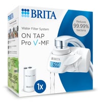 Filtračný systém na vodu z vodovodu BRITA ON TAP Pro V-MF s 1 filtračnou vložkou (600 l) – filtrácia 99,99 % baktérií, PFAS, mikroplastov a ťažkých kovov, digitálny 1
