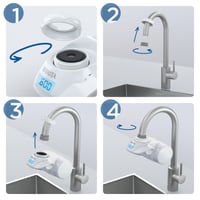 Filtračný systém na vodu z vodovodu BRITA ON TAP Pro V-MF s 1 filtračnou vložkou (600 l) – filtrácia 99,99 % baktérií, PFAS, mikroplastov a ťažkých kovov, digitálny 9