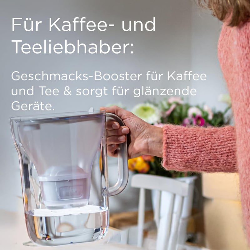 BRITA Style Essential vízszűrő kancsó fehér 2,4L + 2x MAXTRA PRO szűrő - Essential including 2x MX Pro Extra limescale protection
