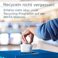 BRITA Style Essential vrč za filtriranje vode, kameno plavi, 2,4 L - sa Smart Light LED indikatorom, poklopcem na preklop, stane u hladnjak, MAXTRA PRO Pure Performance 10