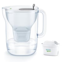 BRITA Style XL vízszűrő kancsó szürke 3,6 l - 1 db MAXTRA PRO Pure Performance szűrővel, LED jelzővel, klór és vízkő ellen 3